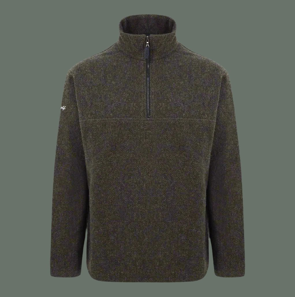 Men's PureFleece 100% Merino Fleece mid layer fleece top. Created with our unique weave for superior performance over knitted merino fleece tops.