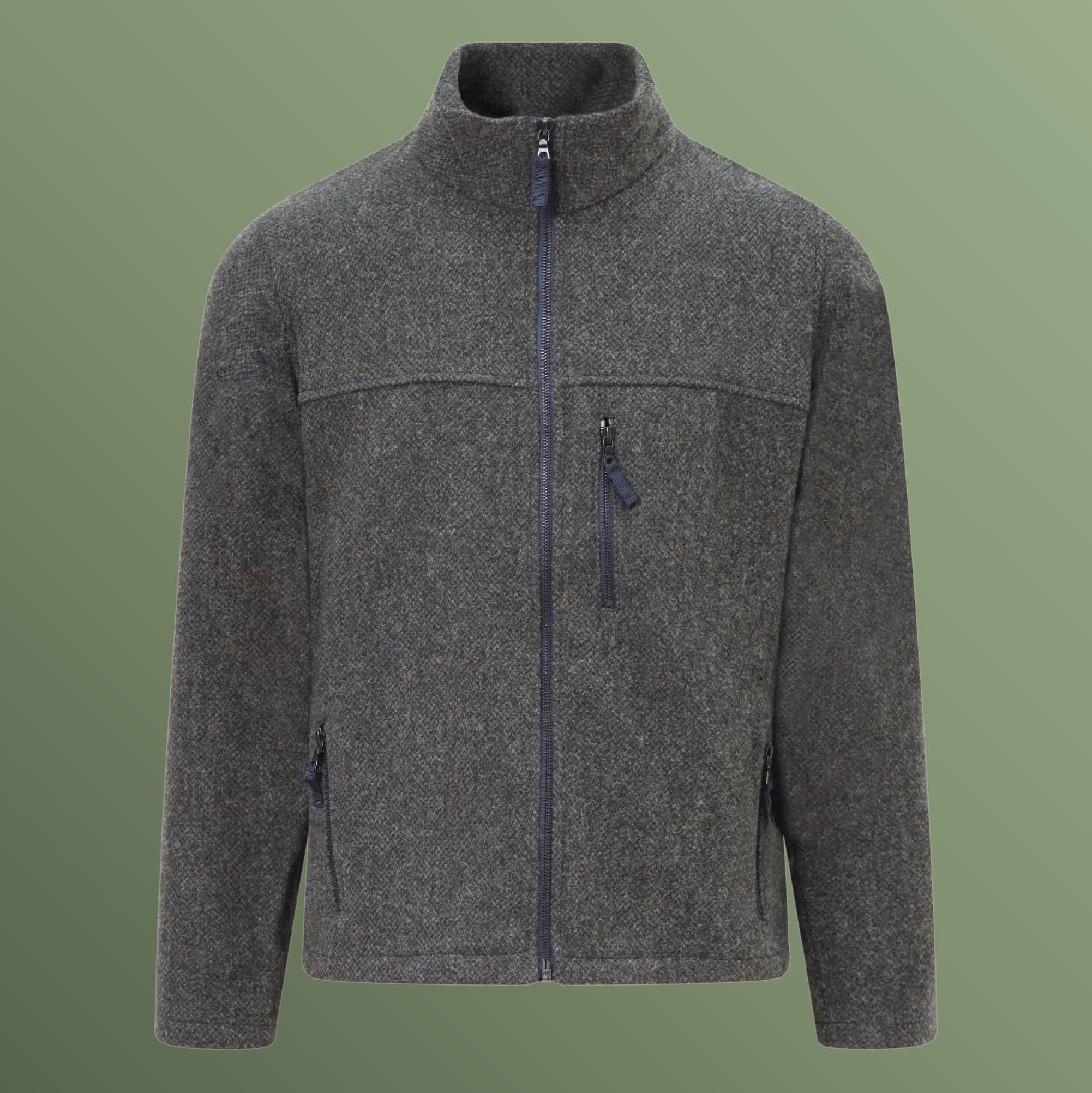 PureFleece 100% Merino Wool mid layer Jacket . Created with our unique weave for superior performance over knitted merino fleece tops.