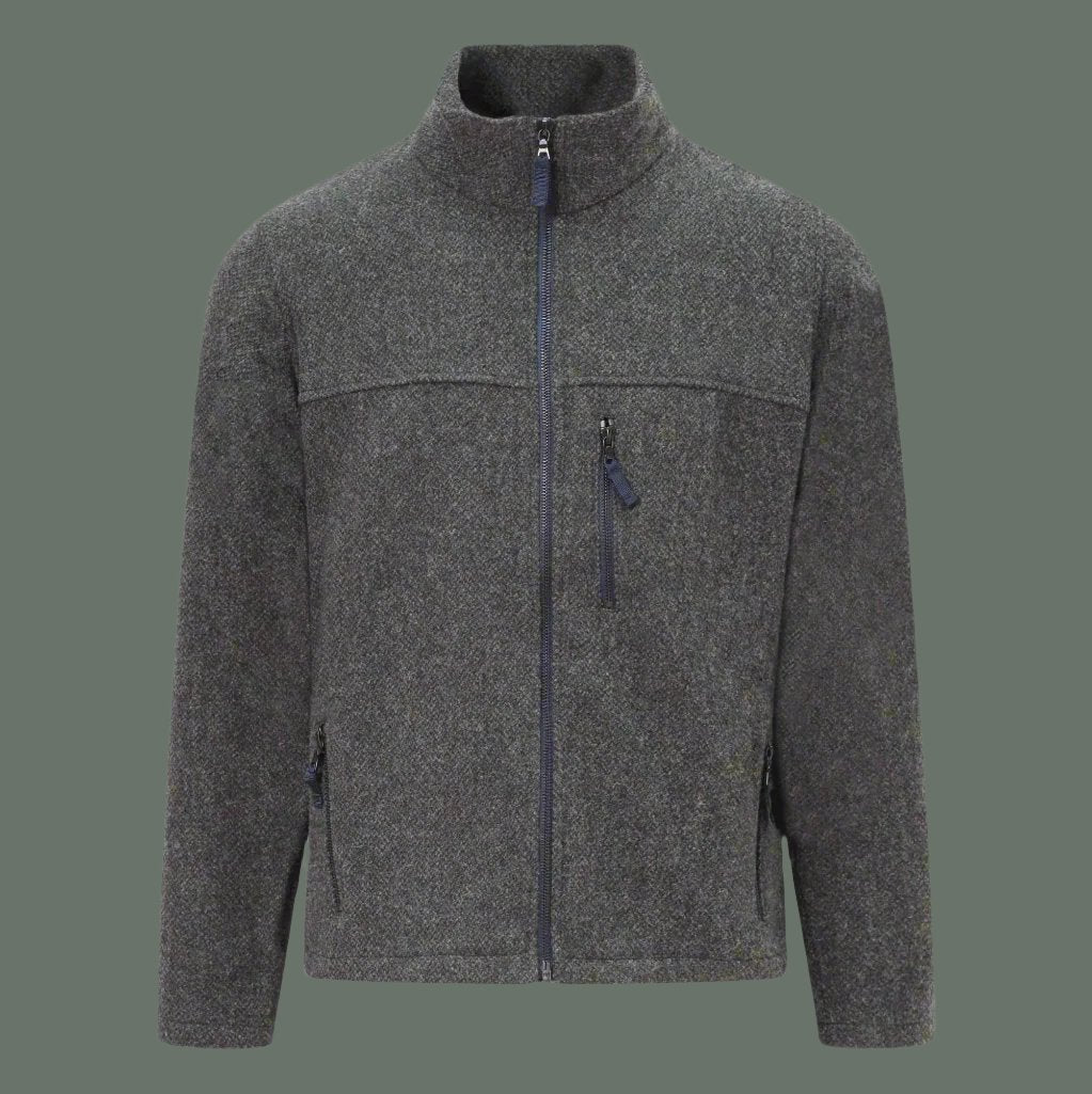 PureFleece 100% Merino Wool mid layer Jacket . Created with our unique weave for superior performance over knitted merino fleece tops.