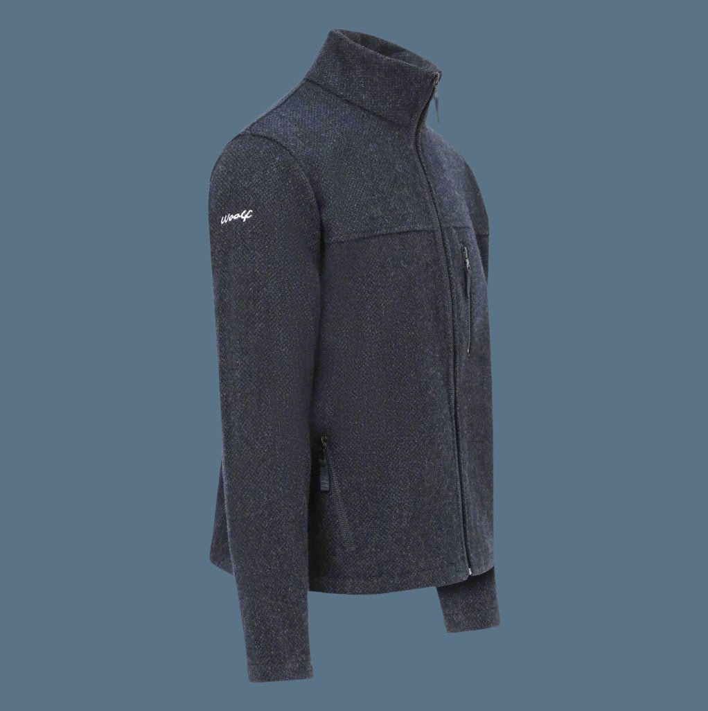 PureFleece 100% Merino Fleece mid layer Jacket. Created with our unique weave for superior performance over knitted merino fleece tops.