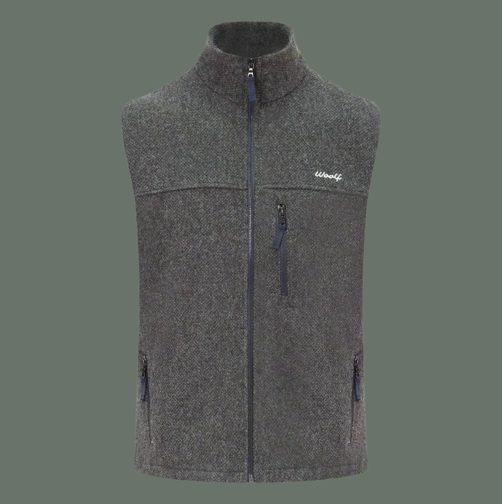 Women's PureFleece 100% Merino Fleece mid layer Gilet Vest. Created with our unique weave for superior performance over knitted merino fleece tops.