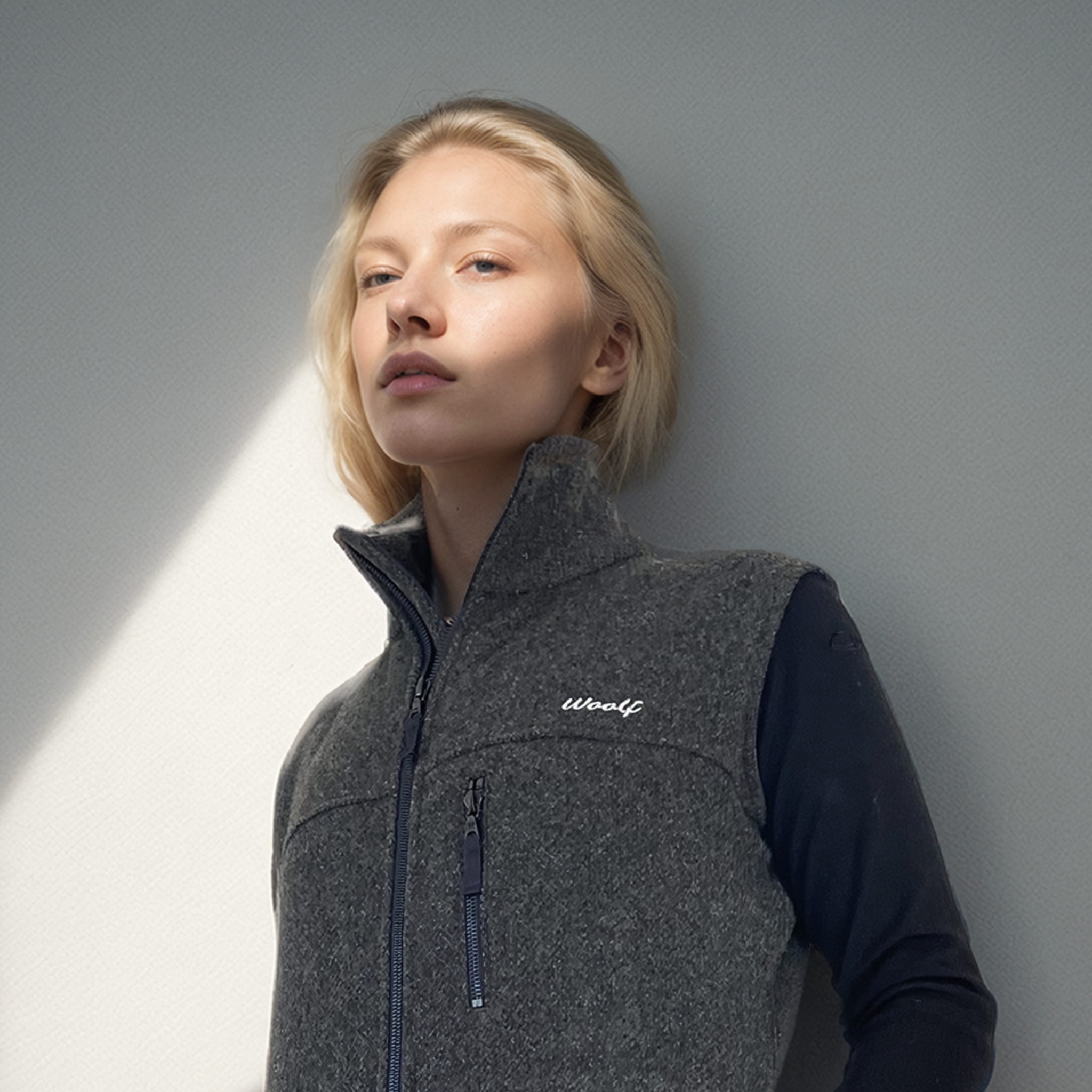 Women's Wool Gilet created from 100% Merino Lambswool and made in the UK