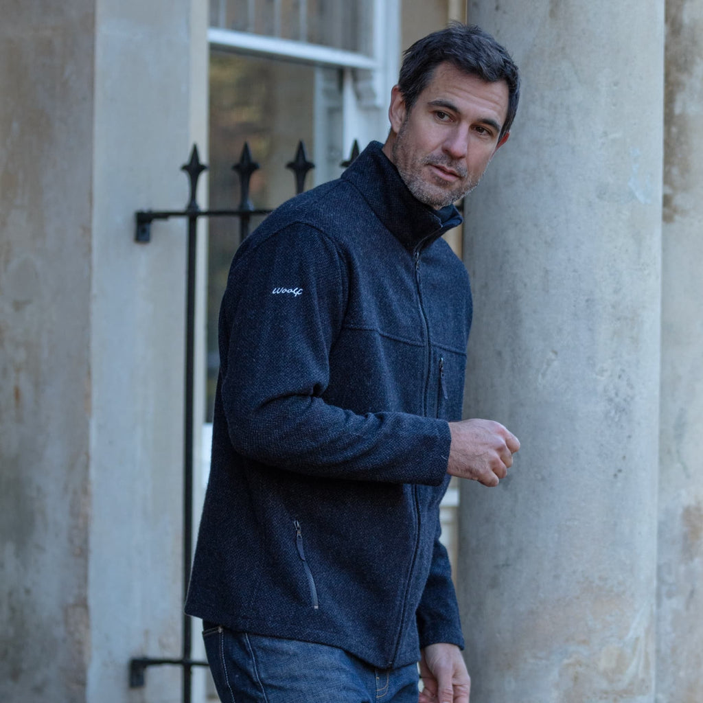 Merino Wool Fleece Jacket - Men's