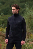  men’s wool gilet in Loch Blue