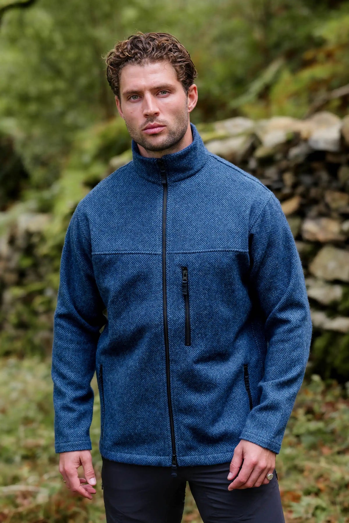 S / River Blue / 100% Merino Lambswool