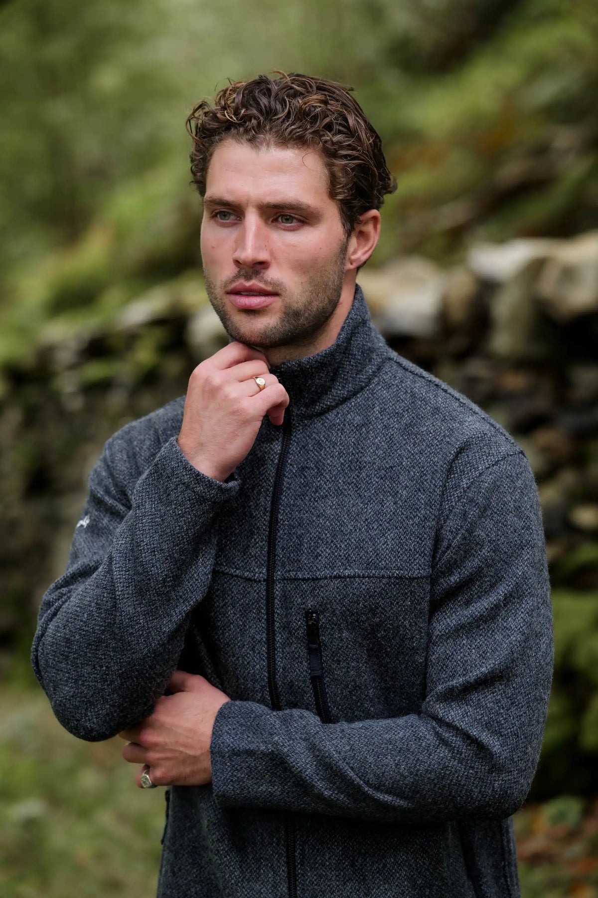 Merino Wool Fleece Jacket - Men's