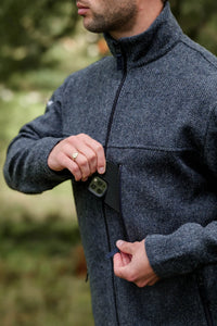 Merino Wool Fleece Jacket - Men's