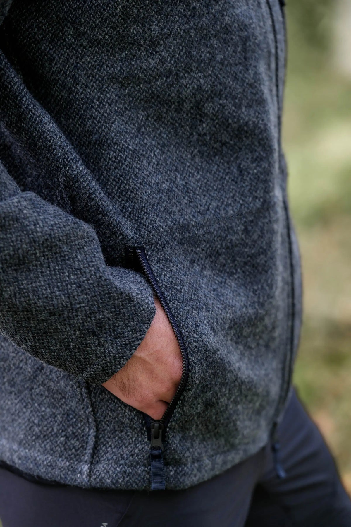 Merino Wool Fleece Jacket - Men's