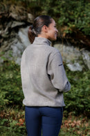 Limestone women’s quarter zip with high comfort collar