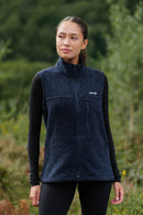 Women’s wool gilet in Loch Blue