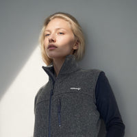Women's Wool Gilet created from 100% Merino Lambswool and made in the UK